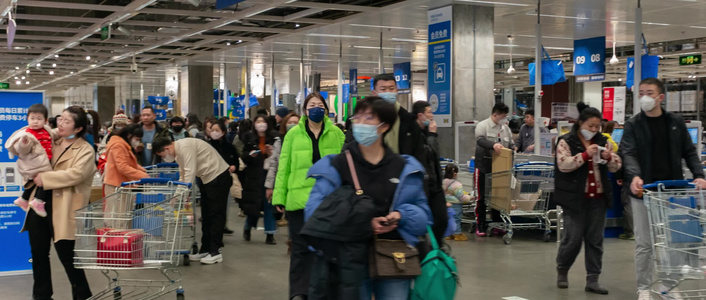 【民生】宜家餐饮人山人海视频