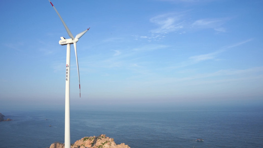 航拍风电风力风电新能源视频