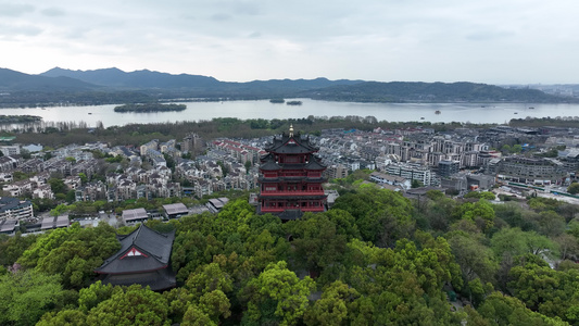 航拍城市建筑与风光视频