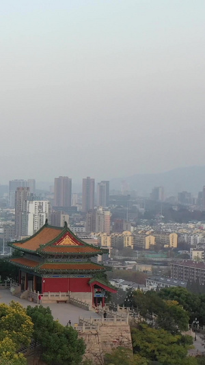 四大名楼南京阅江楼航拍视频南京旅游41秒视频