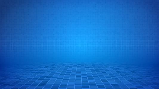 蓝色科技方块网格背景视频