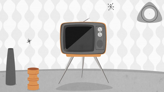 复古老电视视差噪波切换频道AE模板cc2014视频