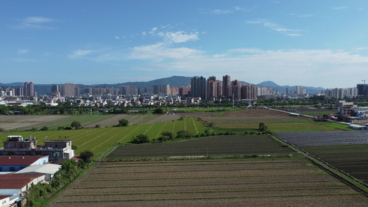 航拍莆田乡镇风景4K实拍视频视频