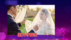 摄图网—绘声绘影X10时尚唯美的婚礼视频相册演绎266秒视频