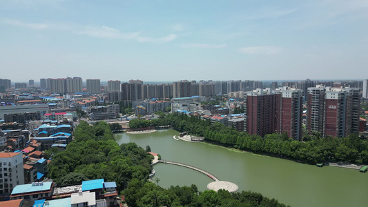 自然风光山川河流风景航拍视频