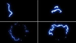 mg动态闪电雷电闪光视频元素V38秒视频