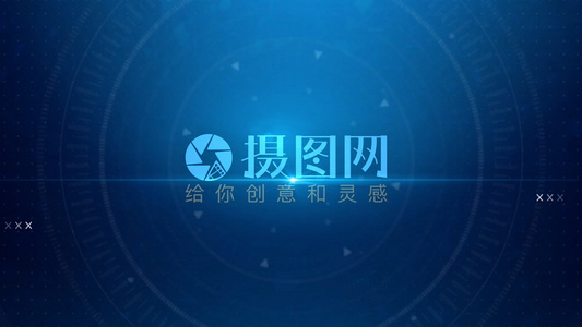 震撼科技LOGO片头视频