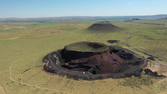 乌兰达火山航拍视频