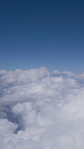 高空云层波浪白云蓝天白云视频