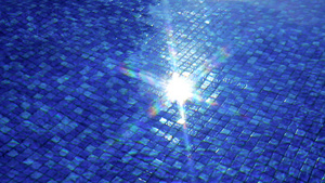 泳池反射的光晕15秒视频