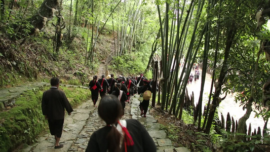 沧源翁丁少数民族佤族载歌载舞节日视频