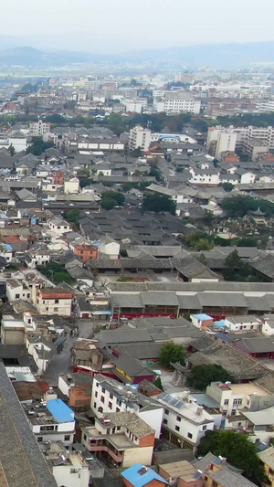 云南建水古城街景航拍视频旅游度假46秒视频