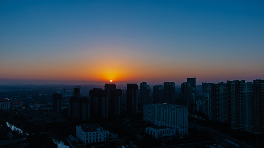 早晨日出景象实拍视频素材[景况]视频