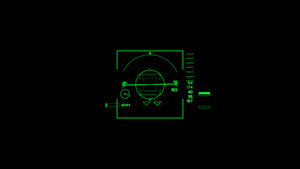 科技追踪圆环方框变化HUD10秒视频