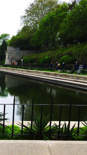 高清航拍南京雨花台烈士陵园4A景区35秒视频