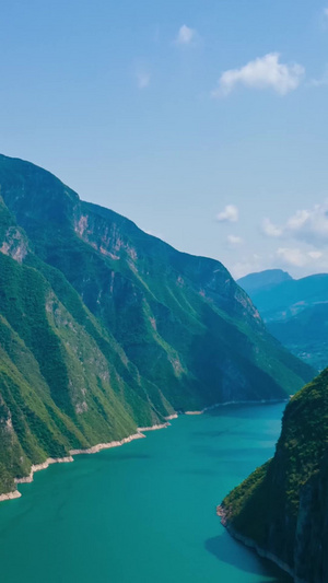 【配乐合集】长江三峡瞿塘峡夔门雄伟祖国大好河山4A景点54秒视频