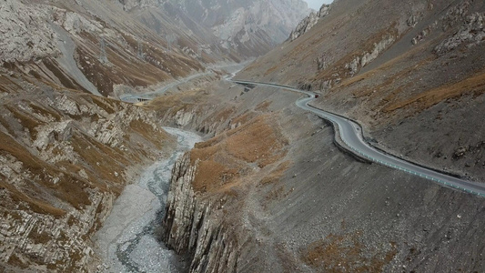 新疆独库公路4K航拍[新藏线]视频
