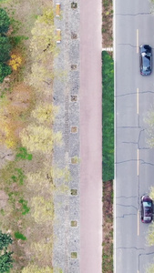 自驾游公路航拍自然风景视频