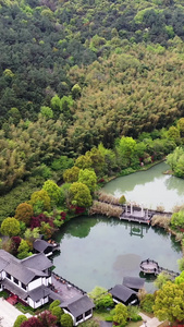 航拍苏州旺山叆叇岭景区视频