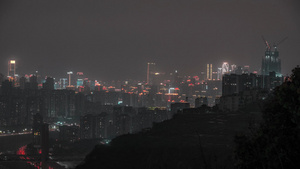 8K重庆远望雾都城市9秒视频