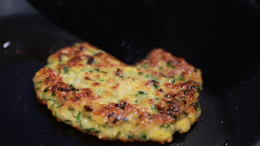 煎饼烙饼蔬菜饼视频