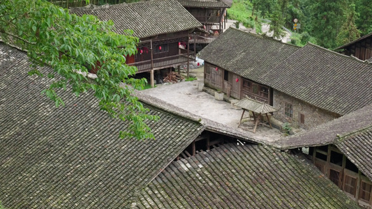 湖北恩施土家吊脚楼 视频