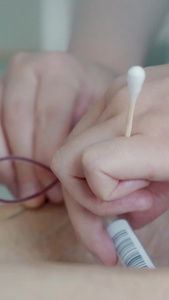 实拍护士抽血视频素材国际护士节视频