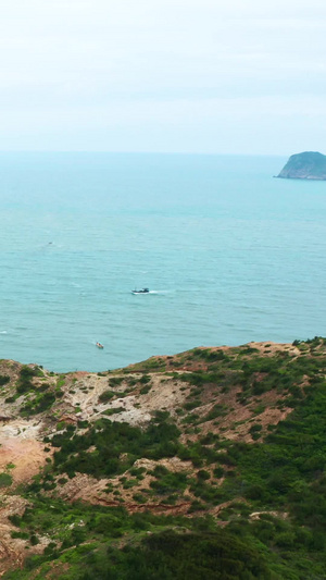 航拍海岸线世界海洋日35秒视频