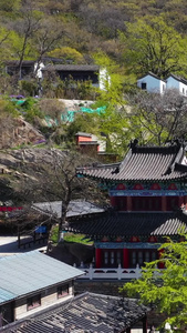 5A景区花果山道教建筑群三元宫航拍视频江苏旅游视频