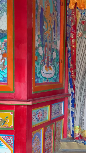 藏传佛教法会诵经视频郎木寺20秒视频