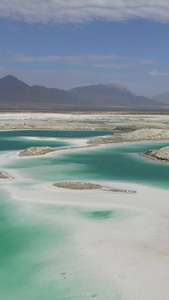 青海著名网红景点大柴旦湖旅游目的地视频