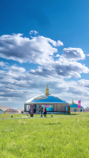 内蒙古草原自然风光大草原15秒视频