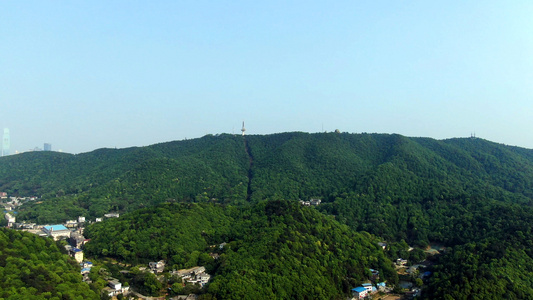 航拍岳麓山视频