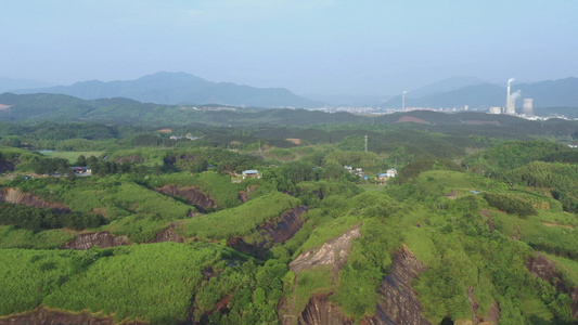 航拍湖南郴州高椅岭自然风光视频