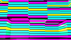 三款多变形态彩虹条背景视频27秒视频