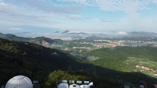 露营基地 山顶露营 风景独好视频