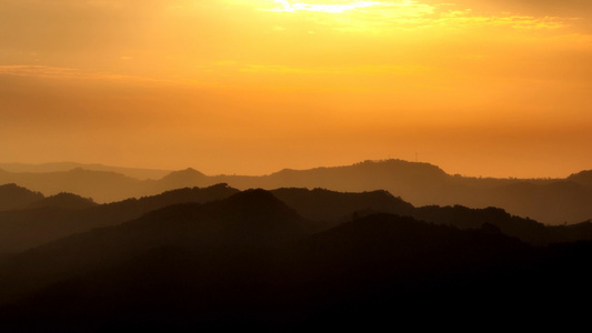4k实拍清晨日出景观唯美自然风光视频素材视频