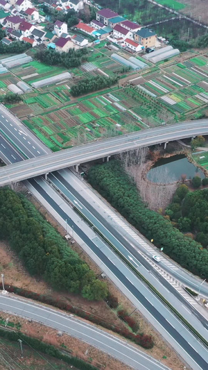疫情期间上海高速道路高架路16秒视频