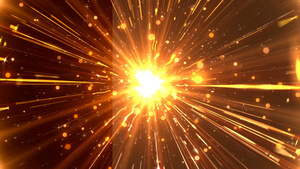 金色粒子光线40秒视频