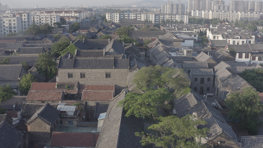 淄博城区建筑视频