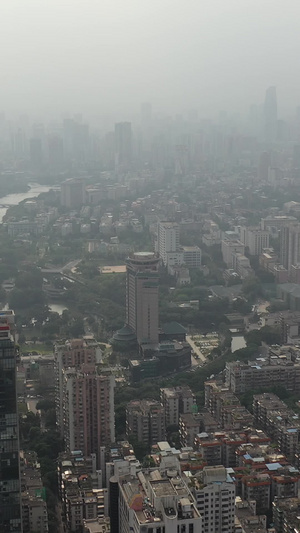 雾霾下的广州II航拍中国27秒视频