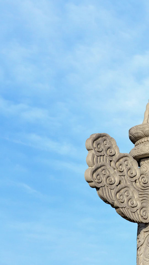 北京汉白玉雕刻背景视频歌颂祖国10秒视频