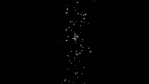 透明通道唯美的星空粒子视频素材60秒视频