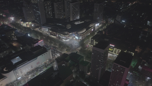 青岛城市夜景灯光视频