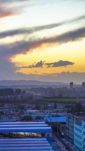 城市夕阳[中小城市]视频