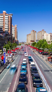 航拍道路[两条道路]视频