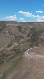 航拍5A喀拉峻阔克苏大峡谷景观区峡谷盘山公路视频旅游目的地视频