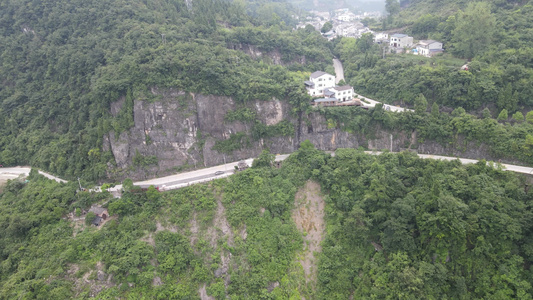 湖北宜昌长江三峡风光航拍视频