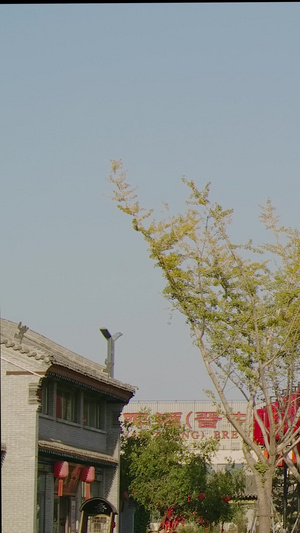乔家大院空镜北方传统民居建筑57秒视频