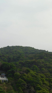 航拍佛山西樵山南海观音4A景点视频